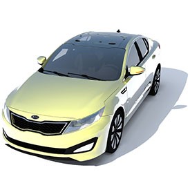 KIA Optima SX 3D Object | FREE Artlantis Objects Download